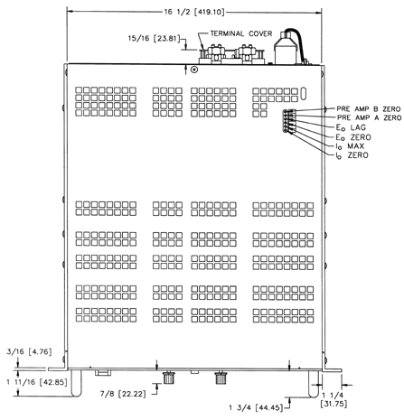 Dimensions, Top View