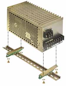 Mounting Kepco Supplies on DIN Rail
