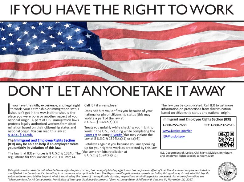 Right to work poster thumbnail
